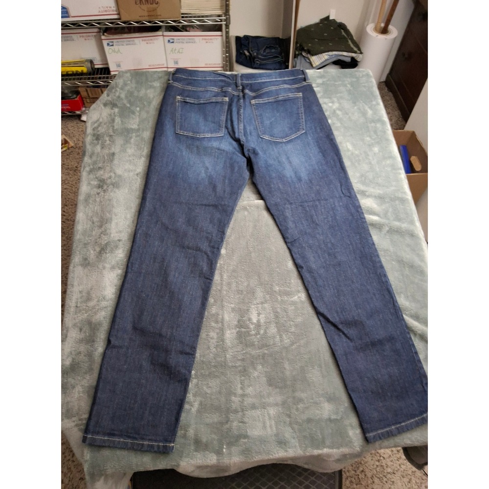 Banana Republic Womens Straight Leg Jeans Dark Wash Blue Denim Size 28/6 - Picture 11 of 13